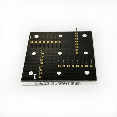 OEM কমলা রঙ 16x16 ডট ম্যাট্রিক্স LED ডিসপ্লে 32 পিন MSDS অনুমোদিত