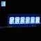 সাদা রঙ 14 সেগমেন্ট LED ডিসপ্লে 6 ডিজিট 0.4 ইঞ্চি আলফানিউমেরিক ডিসপ্লে